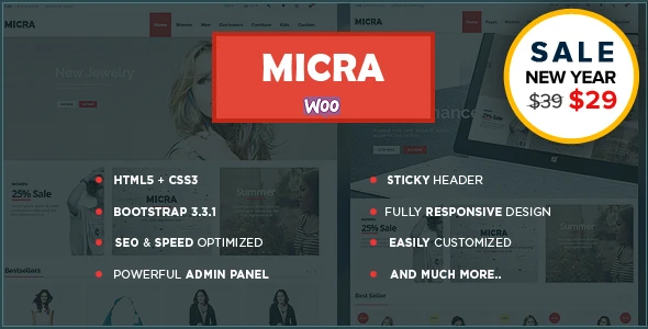Micra – Multipurpose Responsive WooCommerce WordPress Theme