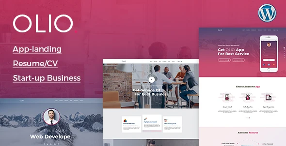 Olio – One Page WordPress Theme
