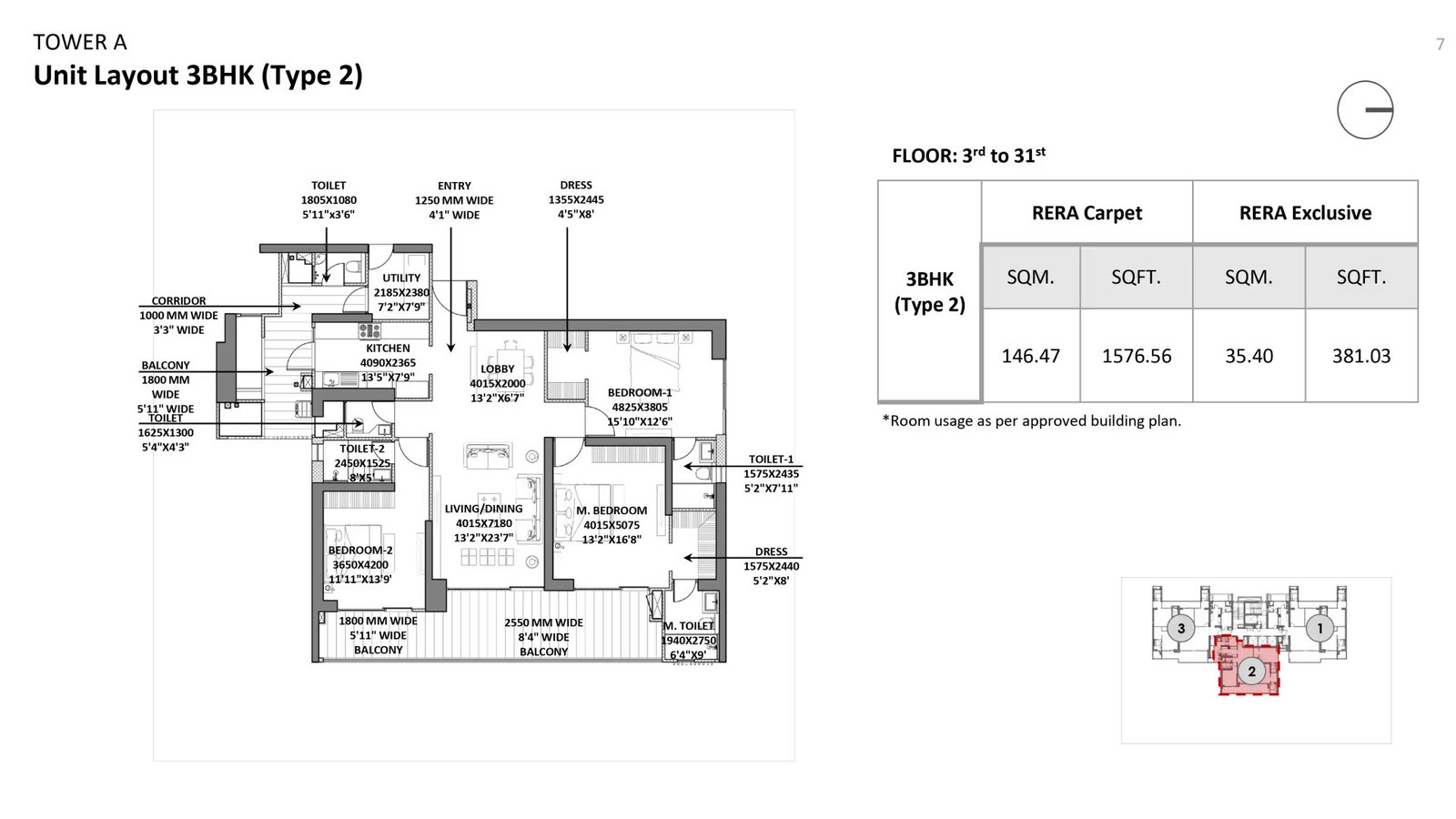 Agodrej miraya gurgaon tower b 3bhk